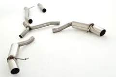 Scarico sportivo FMS per Audi A4 (B8) A5 2.7 + 3.0 TDI 2WD Quattro ø 76mm acciaio inox duplex con omologazione CE (registrazione gratuita)