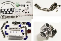 Golf 2 VR6 Kit turbo completo GT30 o GT35 fino a 400 CV, pronto per l'installazione, plug and play