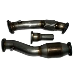 Downpipe a Y Quattro per Audi A3 TT 1.8T 180 CV ø 76 mm + catalizzatore a 200 celle