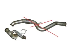 Gomito per Fiat downpipe 220211 per T3, T3/T60, T3/T4, GT30, GT35