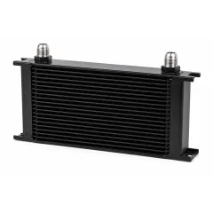 Radiatore dell’olio 25 a file 330x175x50 mm - Attacchi D08 nero