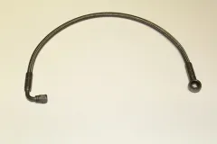 Linea di alimentazione olio PTFE 50cm per 90° 7/16 UNF altro lato occhiello ø 14mm