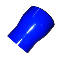 Riduttore in silicone diritto 70x60mm diametro interno blu L 100mm 4 strati 5mm Bacchette