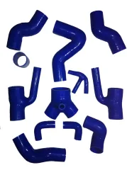 Kit tubi in silicone per Audi S4 Bi-Turbo 265PS 12 pezzi in blu 12-teilig