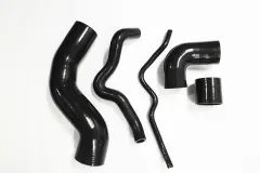 Kit tubi in silicone per Audi TT A3 8L 1.8T per aria di sovralimentazione, 5 pezzi, nero No