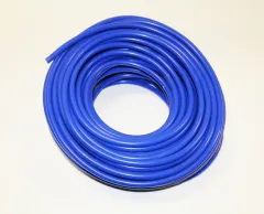 Tubo di aspirazione in silicone ø 4mm diametro interno lunghezza 1 metro blu