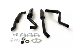 Simons Sistema di scarico sportivo alluminato 50,8 mm per SAAB 99 2.0 con flangia singola