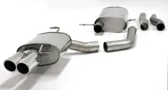 Simons Sistema di scarico sportivo in acciaio inox 2x80 mm per Audi A4 (B8) 2wd/Quattro berlina/avant/allroad/station wagon 1.8T/2.0T