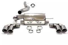 Simons acciaio inox sistema di scarico sportivo Duplex 2x90 mm per BMW E82 Serie 1 M Coupé