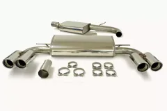 Simons Sistema di scarico sportivo in acciaio inox Duplex 2x90 mm per S3 8V Quattro Sportback