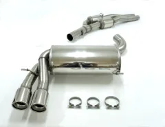 Scarico sportivo per Audi RS3 8PA Sportback 2.5 TFSI 340PS ø 76mm acciaio inox
