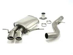 Scarico sportivo per BMW 135i Coupé E82 306PS ø 76mm in acciaio inox