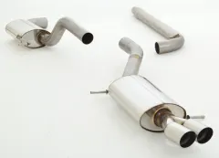 Scarico sportivo per Passat 3C B6 1.8TSI, 2.0 TSI, 2.0 TDI ø 70mm in acciaio inox con omologazione CE (senza registrazione)