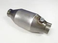 Gatto sportivo / gatto da corsa 200 celle 4 Euro adatto ø 120mm - L 300mm gatto metallico in acciaio inox con attacco sonda lambda