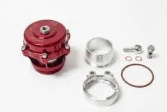 Tial Q BOV Valvola di sfogo originale con flangia in alluminio - rossa