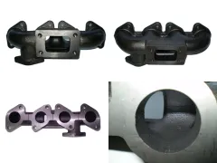 Collettore di scarico per VW Golf 16v in nichel fuso con flangia T3 + collettore di scarico turbo con valvola di scarico da 38 mm di diametro