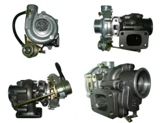 Turbocompressore T3 320 CV con wastegate 42A/R-48A/R 360° cuscinetti da competizione Flangia T3