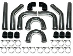 Kit universale di installazione per intercooler in 2,5 pollici 63,5 mm - nero