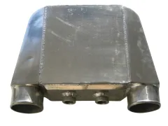 Intercooler raffreddato ad acqua Dimensioni complessive 360x490x115mm Collegamenti 3,5